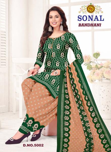 Sonal bandhani vol 5 dress material wholesale market